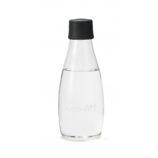 Designer vandflaske i - fremstillet i miljøvenligt glas
