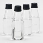 DESIGNER VANDFLASKE (500 ML.) I GLAS - Billede 2