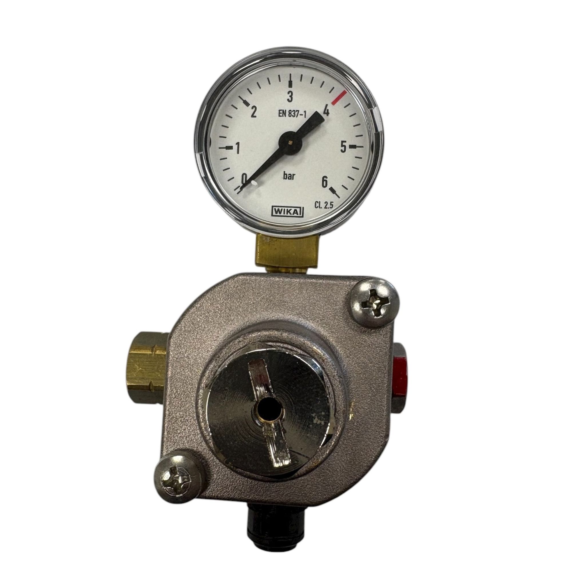 Tryk regulator til 600 & 1200 gr. Flasker med manometer CO2 Trykregulator til 600 & 1200 gr. Flasker med manometer - Billede 1
